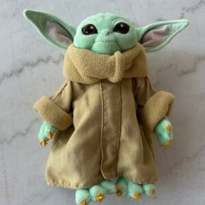 Disney Green and Tan Baby Yoda Plush “The Child”